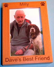 medium size picture of engraved photo frame